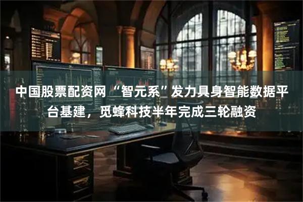 中国股票配资网 “智元系”发力具身智能数据平台基建，觅蜂科技半年完成三轮融资